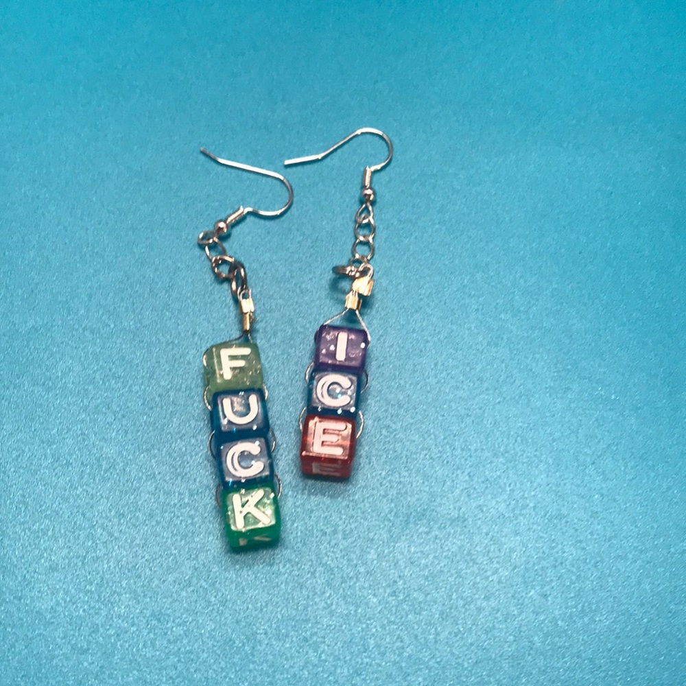 fuck ice earrings